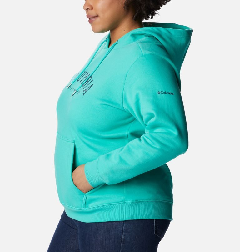 Columbia Logo Hettegensere Dame Turkis | Plus Size 96328N